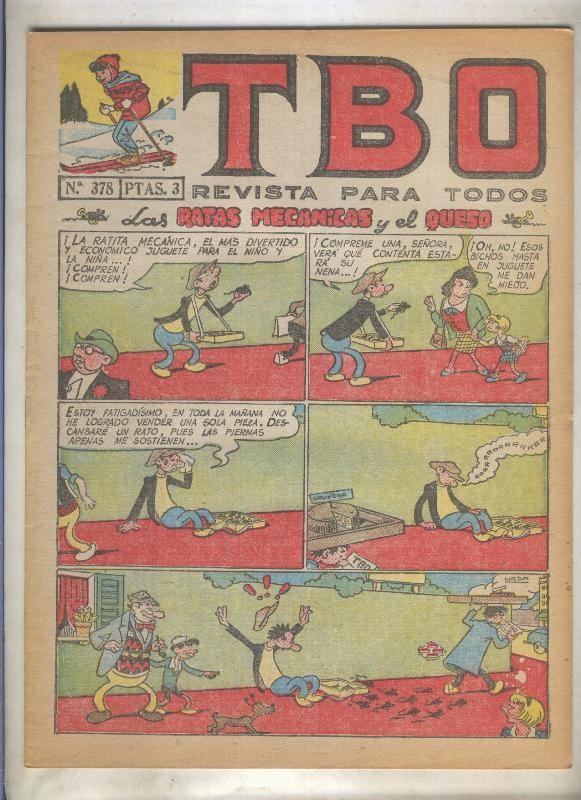 TBO numero 378: Las ratas mecanicas (Urda), (numerado 1 en trasera)