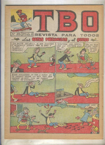 TBO numero 378: Las ratas mecanicas (Urda), (numerado 1 en trasera)