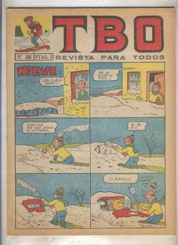 TBO numero 381: Nieve (Ayne), (numerado 1 en trasera)