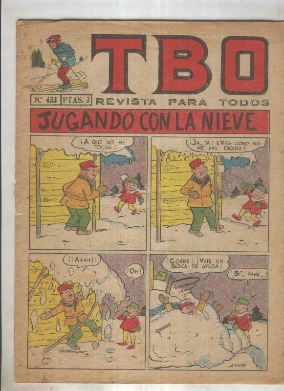 TBO numero 433: Jugando con la nieve (Ayne), (numerado 1 en trasera)