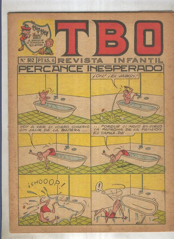 TBO numero 502: Percance inesperado (Coll), (numerado 2 en trasera)
