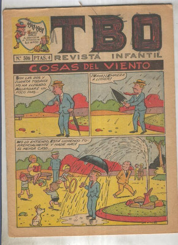 TBO numero 506: Cosas del viento (Ayne) , (numerado 1 en trasera)