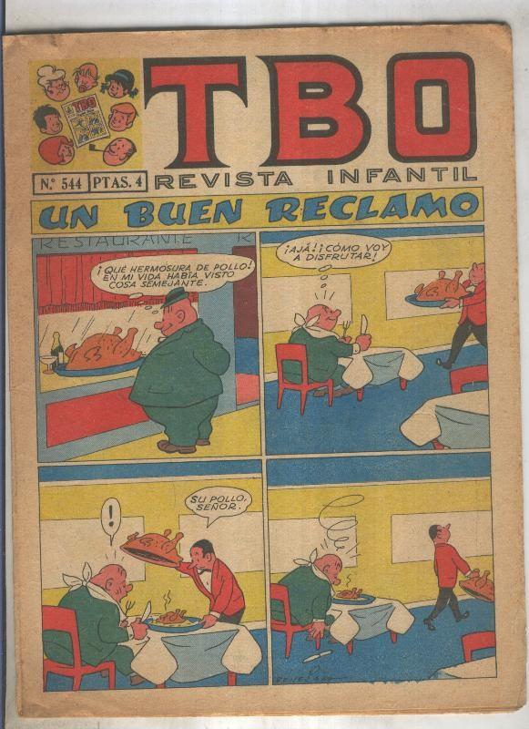 TBO numero 544: Un buen reclamo (Benejam), (numerado 3 en trasera)