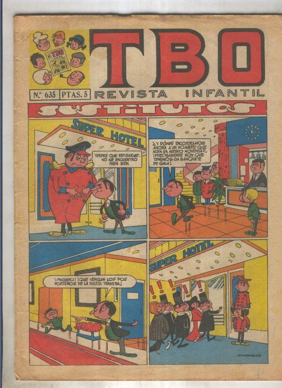 TBO numero 635: Sustitutos (Moreno), (numerado 2 en trasera)
