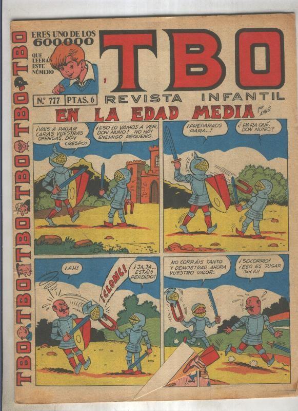 TBO numero 777: En la edad media (Ayne), (numerado 1 en trasera)