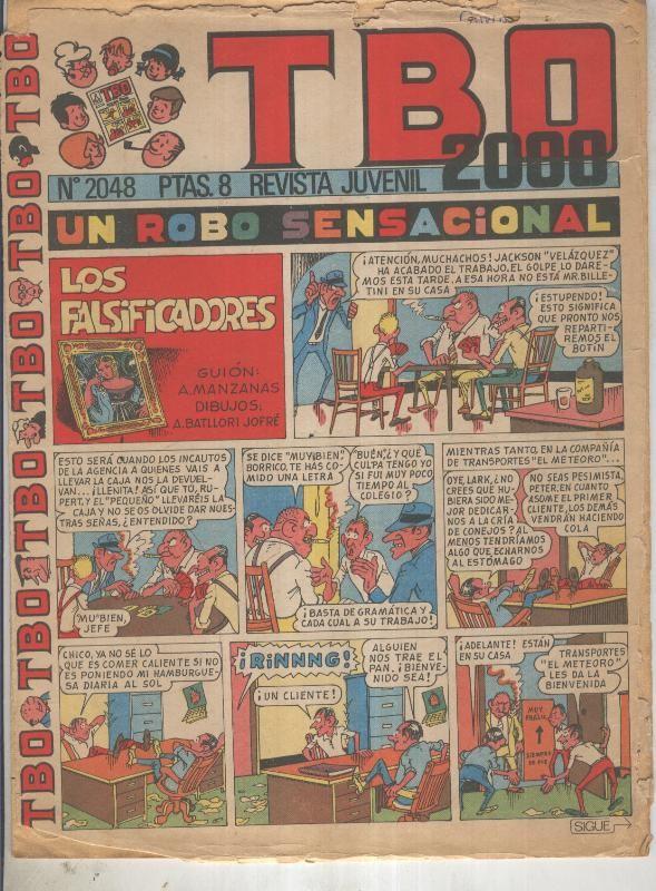 TBO 2000 numero 2048: Los falsificadores (Batllori) (numerado 4 en trasera)
