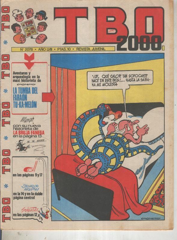 TBO 2000 numero 2078: La tumba del faraon (arturo moreno) (numerado 2 en trasera(