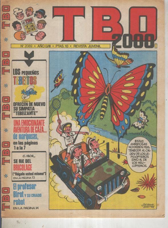 TBO 2000 numero 2089: La pavon manchada (Salvador Mestre)  (numerado 3 en trasera)