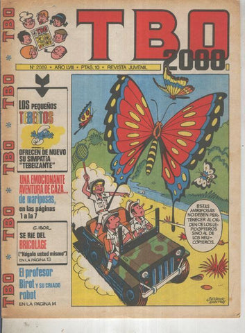 TBO 2000 numero 2089: La pavon manchada (Salvador Mestre)  (numerado 3 en trasera)