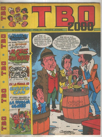 TBO 2000 numero 2228: Historias TV por Cubero