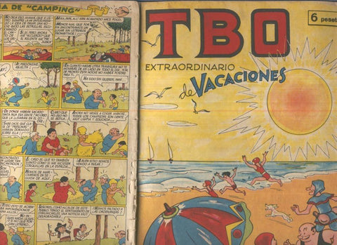 TBO extra 6 pts: Vacaciones (numerado 2 en trasera)