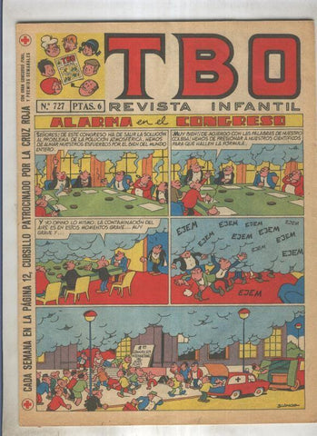 TBO numero 727: Alarma en el congreso (Blanco), (numerado 3 en trasera)