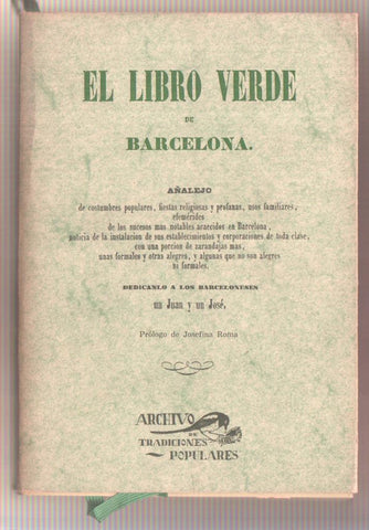 El libro verde de Barcelona