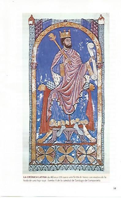 LAMINA COSSIO 50276: Alfonso VII en la catedral de Santiago de Compostela