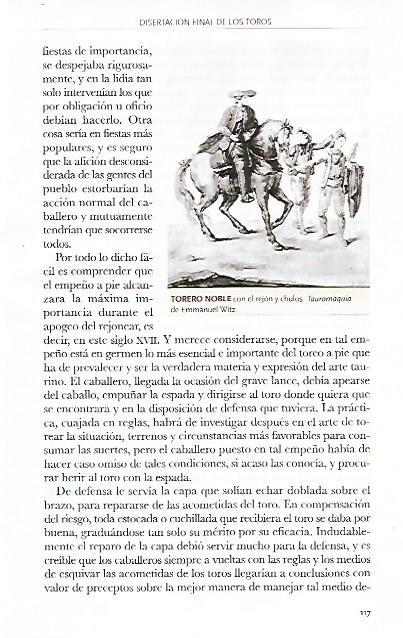 LAMINA COSSIO 50283: Torero noble de la Tauromaquia de E. Witz