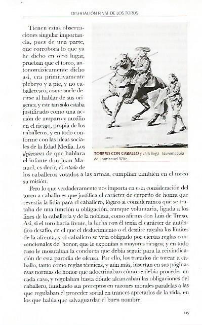 LAMINA COSSIO 50284: Torero con caballo y vara larga