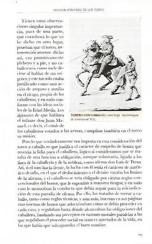 LAMINA COSSIO 50284: Torero con caballo y vara larga
