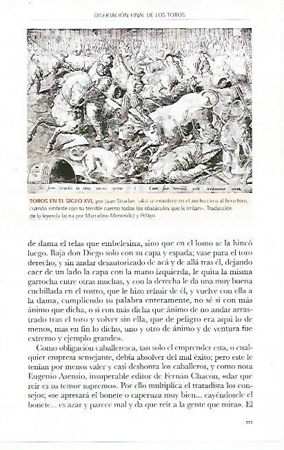 LAMINA COSSIO 50286: Toros en el siglo XVI por Juan Stradan