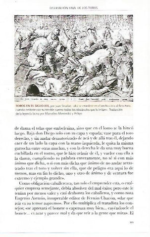 LAMINA COSSIO 50286: Toros en el siglo XVI por Juan Stradan