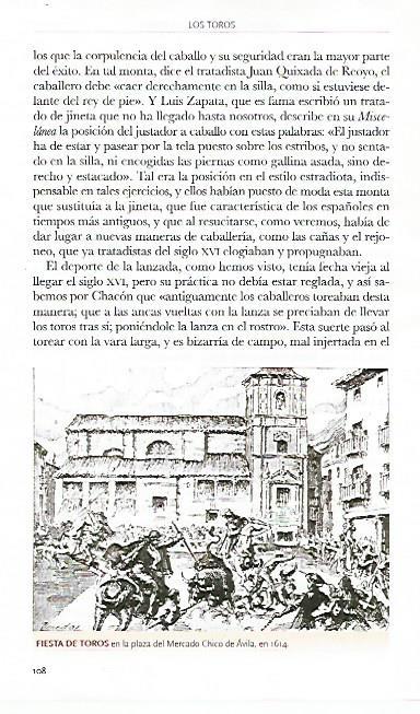 LAMINA COSSIO 50288: Toros en la plaza del Mercado Chico de Avila en 1614