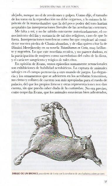 LAMINA COSSIO 50297: Dibujo de un bronce de Creta