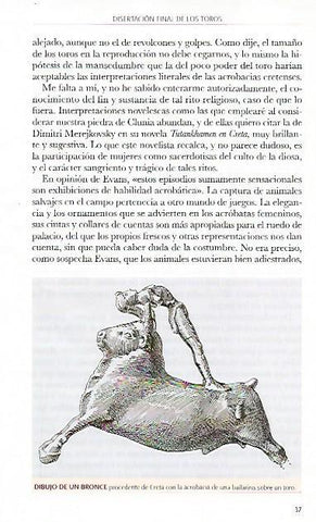 LAMINA COSSIO 50297: Dibujo de un bronce de Creta
