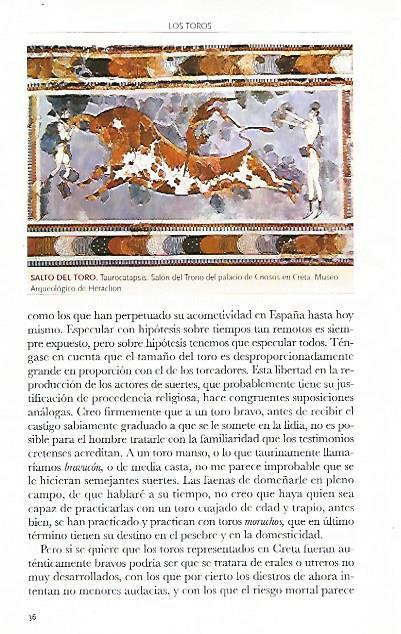LAMINA COSSIO 50298: Taurocatapsis del Palacio de Knosos Grecia