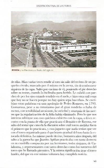 LAMINA COSSIO 50306: Maestranza de Ronda a finales del siglo XIX