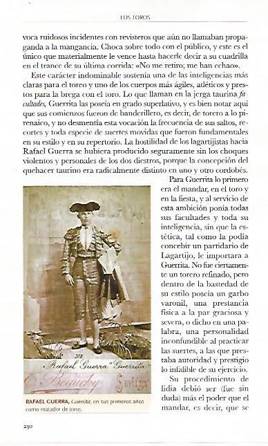 LAMINA COSSIO 50333: Rafael Guerra Guerrita
