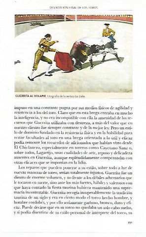LAMINA COSSIO 50334: Guerrita al volapie de la revista La Lidia