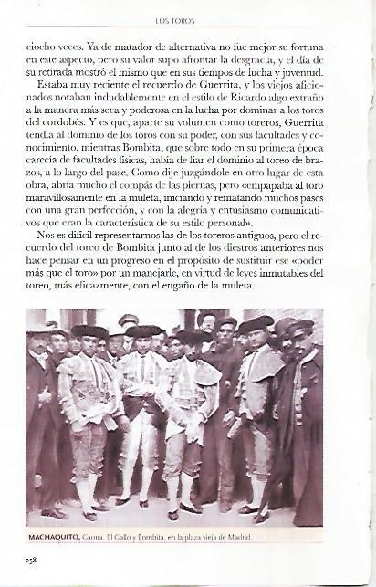LAMINA COSSIO 50344: Machaquito Gaona El Gallo y Bomita en la plaza vieja de Madrid