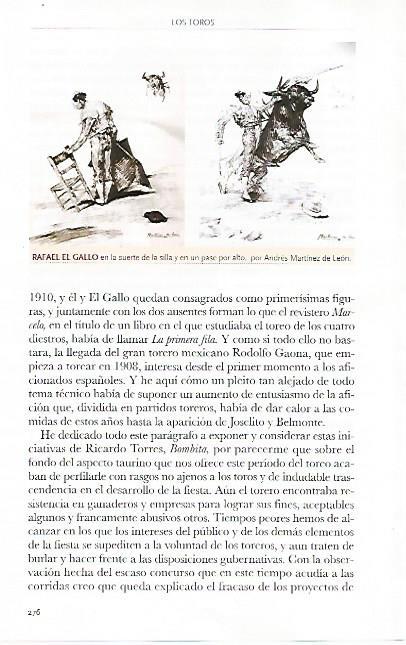 LAMINA COSSIO 50350: Rafael El Gallo por Andres Martinez de Leon