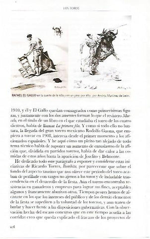 LAMINA COSSIO 50350: Rafael El Gallo por Andres Martinez de Leon