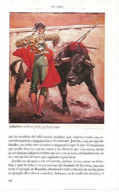 LAMINA COSSIO 50351: Joselito en el kikiriki por Ruano Llopis