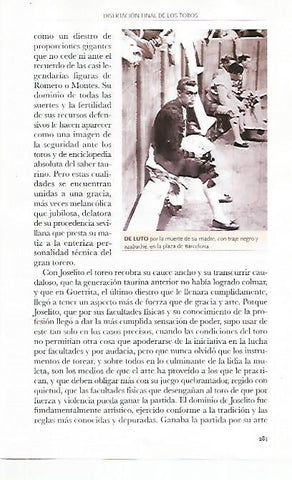 LAMINA COSSIO 50354: Joselito de luto en la plaza de Barcelona