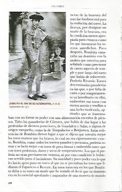 LAMINA COSSIO 50356: Joselito el dia de su alternativa 28 de septiembre de 1912