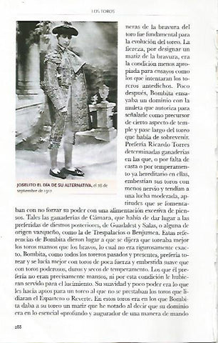 LAMINA COSSIO 50356: Joselito el dia de su alternativa 28 de septiembre de 1912