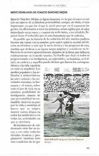 LAMINA COSSIO 50361: Pase por alto de Ignacio Sanchez Mejias