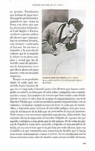 LAMINA COSSIO 50362: Ignacio Sanchez Mejias ante el cadaver de Joselito