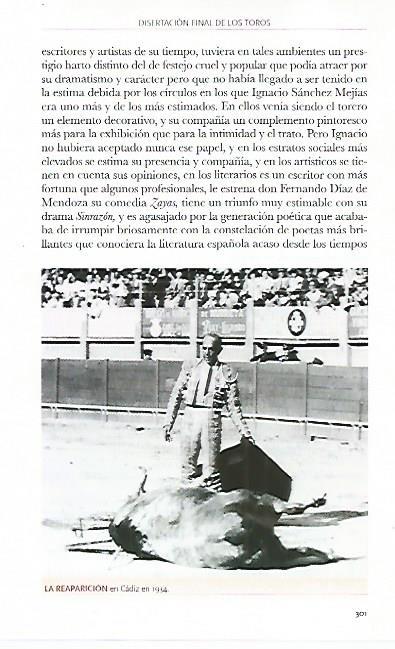 LAMINA COSSIO 50363: Reaparicion de Sanchez Mejias en 1934