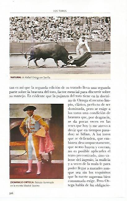 LAMINA COSSIO 50374: Natural de Rafael Ortega y retrato de Domingo Ortega
