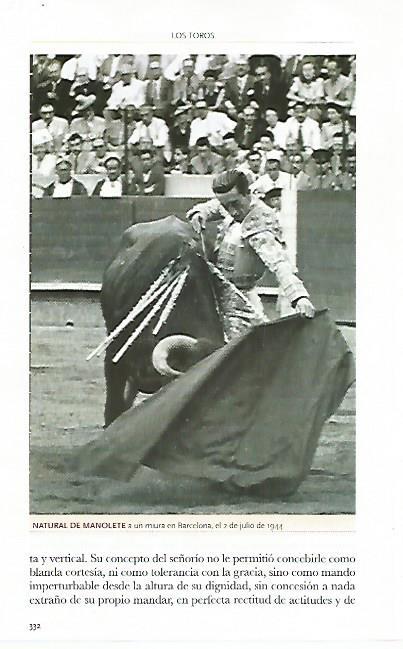 LAMINA COSSIO 50377: Natural de Manolete en Barcelona el 2 de julio de 1944