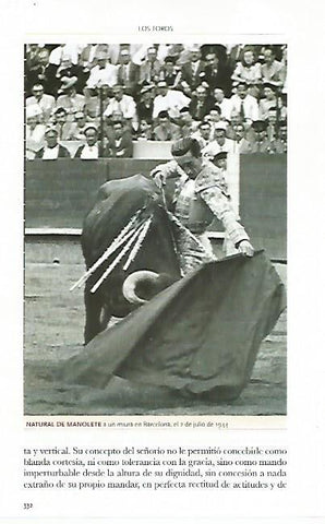 LAMINA COSSIO 50377: Natural de Manolete en Barcelona el 2 de julio de 1944