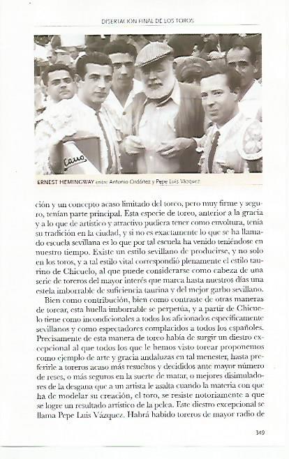 LAMINA COSSIO 50386: Ernest Hemingway con Antonio Ordoñez y Pepe Luis Vazquez