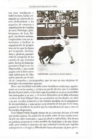 LAMINA COSSIO 50392: Dominguin poniendo banderillas