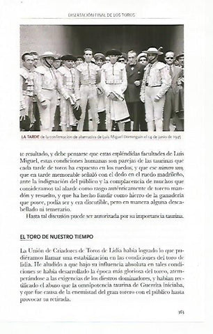 LAMINA COSSIO 50393: Confirmacion de la alternativa de Dominguin el 14 de junio de 1945