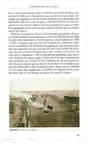 LAMINA COSSIO 50395: Encierro a comienzos del siglo XIX