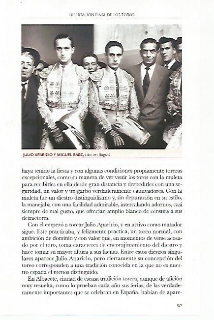 LAMINA COSSIO 50397: Julio Aparicio y Miguel Baez Litri en Bogota