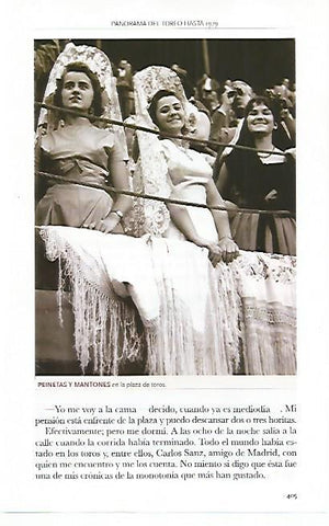 LAMINA COSSIO 50411: Peinetas y mantones