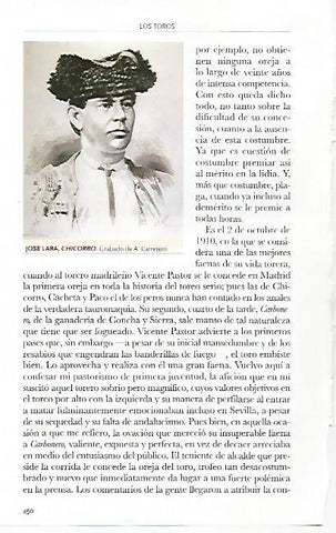 LAMINA COSSIO 50429: Jose Lara Chicorro por A. Carretero